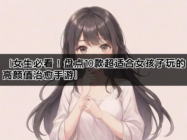 「女生必看！盘点10款超适合女孩子玩的高颜值治愈手游」