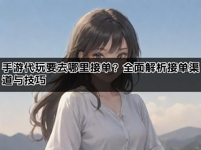 手游代玩要去哪里接单？全面解析接单渠道与技巧