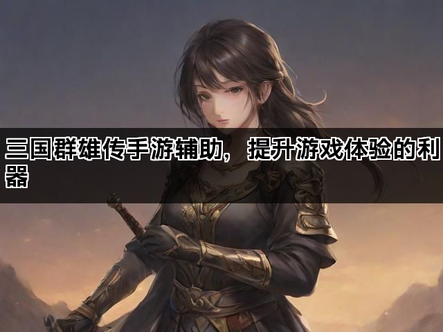 三国群雄传手游辅助，提升游戏体验的利器