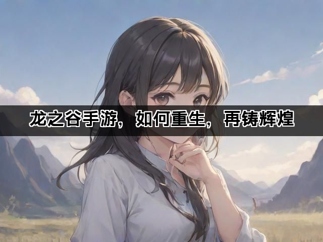 龙之谷手游,如何重生,再铸辉煌 龙之谷手游,如何重生,再铸辉煌
