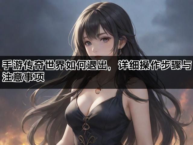 手游传奇世界如何退出，详细操作步骤与注意事项