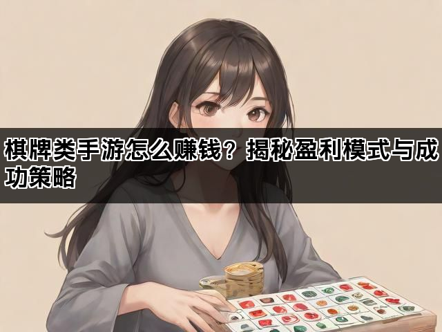 棋牌类手游怎么赚钱?揭秘盈利模式与成功策略 棋牌类手游怎么赚钱?揭秘盈利模式与成功策略