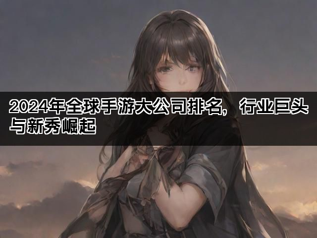 2024年全球手游大公司排名，行业巨头与新秀崛起