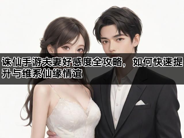 诛仙手游夫妻好感度全攻略，如何快速提升与维系仙缘情谊