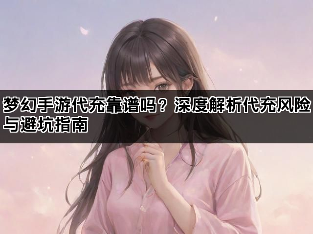 梦幻手游代充靠谱吗？深度解析代充风险与避坑指南