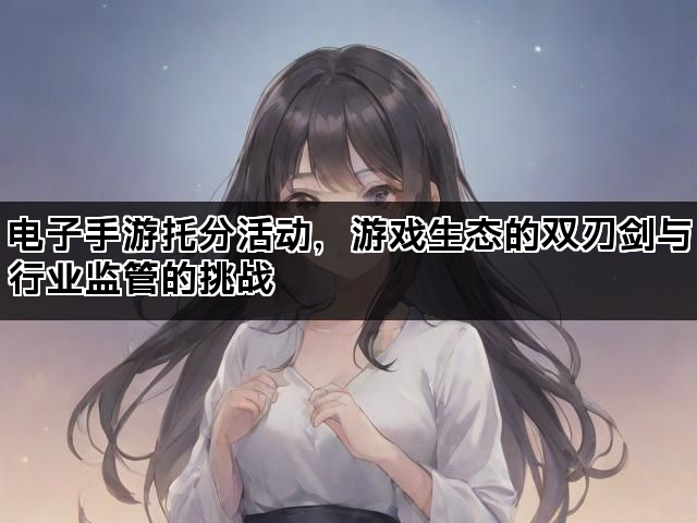 电子手游托分活动，游戏生态的双刃剑与行业监管的挑战