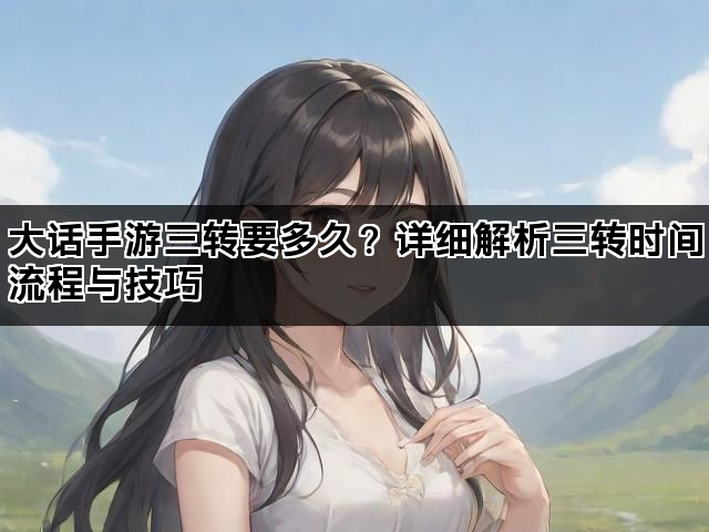 大话手游三转要多久?详细解析三转时间流程与技巧 大话手游三转要多久?详细解析三转时间流程与技巧
