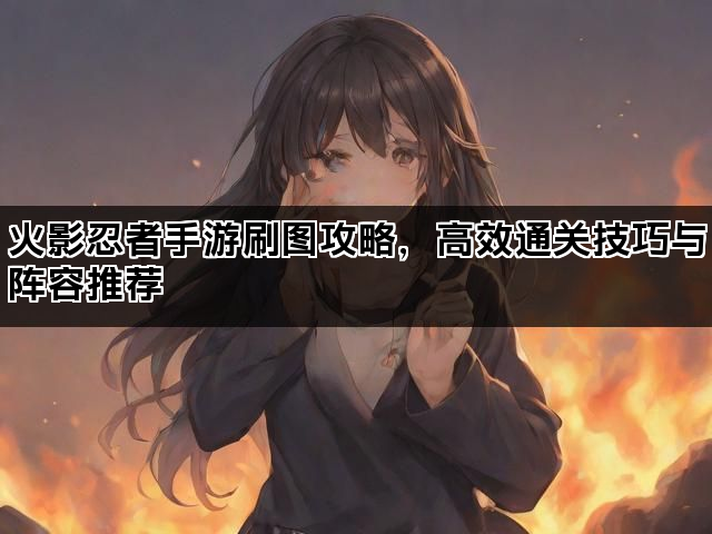 火影忍者手游刷图攻略，高效通关技巧与阵容推荐