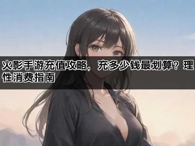 火影手游充值攻略，充多少钱最划算？理性消费指南