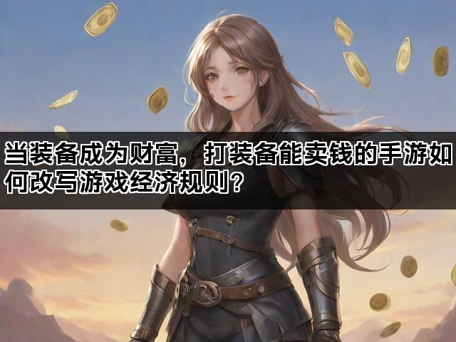 当装备成为财富，打装备能卖钱的手游如何改写游戏经济规则？