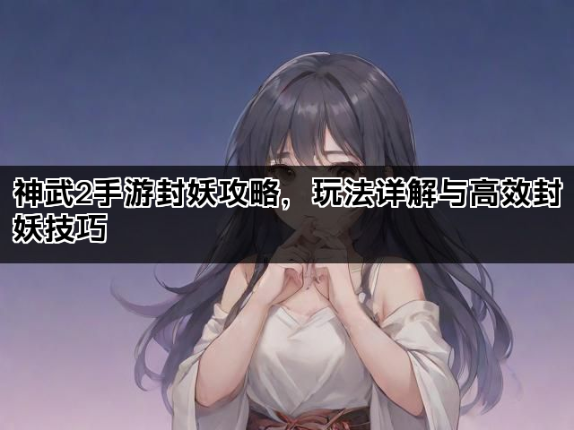 神武2手游封妖攻略,玩法详解与高效封妖技巧 神武2手游封妖攻略,玩法详解与高效封妖技巧