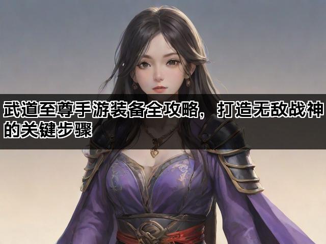武道至尊手游装备全攻略，打造无敌战神的关键步骤