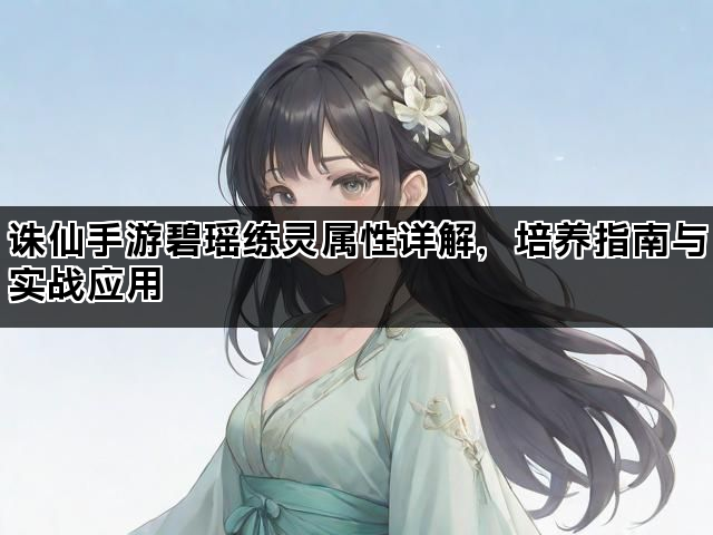 诛仙手游碧瑶练灵属性详解，培养指南与实战应用