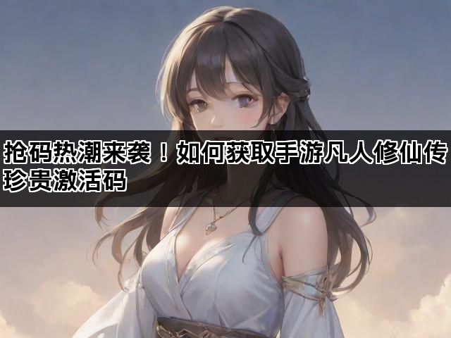 抢码热潮来袭！如何获取手游凡人修仙传珍贵激活码