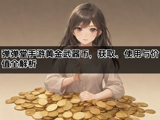 弹弹堂手游黄金武器币，获取、使用与价值全解析