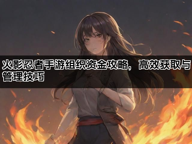 火影忍者手游组织资金攻略,高效获取与管理技巧 火影忍者手游组织资金攻略,高效获取与管理技巧