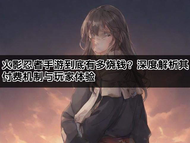 火影忍者手游到底有多烧钱？深度解析其付费机制与玩家体验