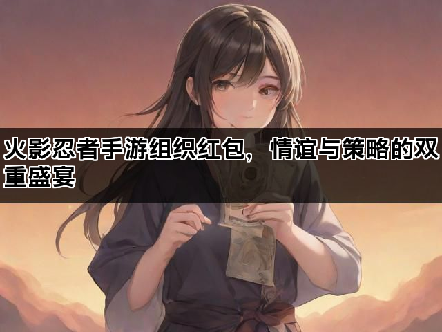 火影忍者手游组织红包，情谊与策略的双重盛宴