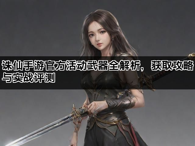 诛仙手游官方活动武器全解析，获取攻略与实战评测
