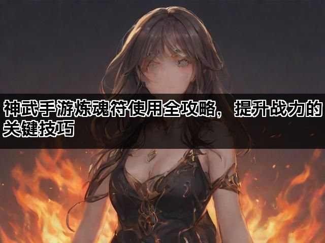 神武手游炼魂符使用全攻略，提升战力的关键技巧