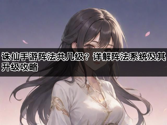 诛仙手游阵法共几级？详解阵法系统及其升级攻略