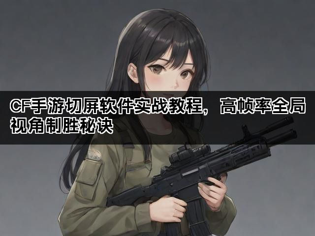 CF手游切屏软件实战教程，高帧率全局视角制胜秘诀
