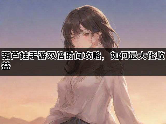 葫芦娃手游双倍时间攻略，如何最大化收益