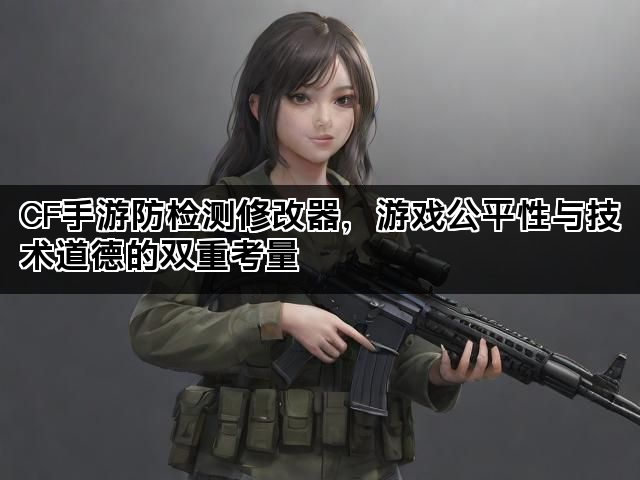 CF手游防检测修改器，游戏公平性与技术道德的双重考量