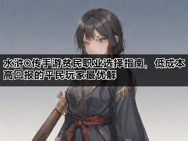 水浒Q传手游贫民职业选择指南，低成本高回报的平民玩家最优解