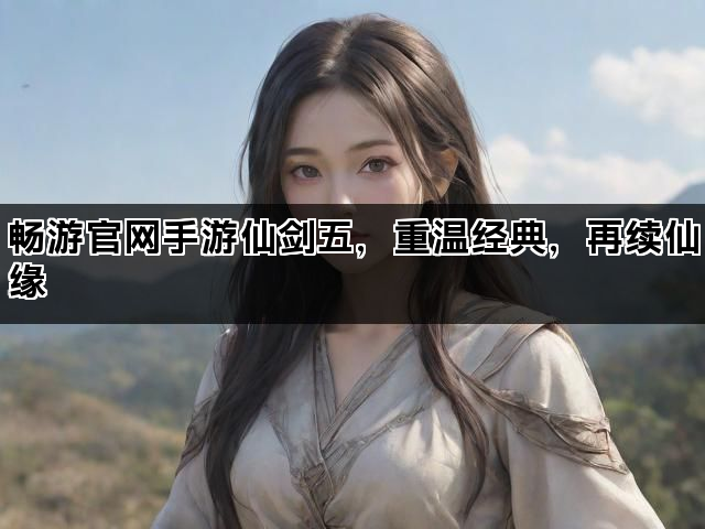 畅游官网手游仙剑五，重温经典，再续仙缘