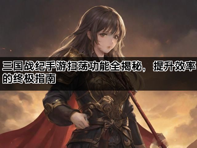 三国战纪手游扫荡功能全揭秘，提升效率的终极指南