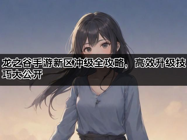 龙之谷手游新区冲级全攻略，高效升级技巧大公开