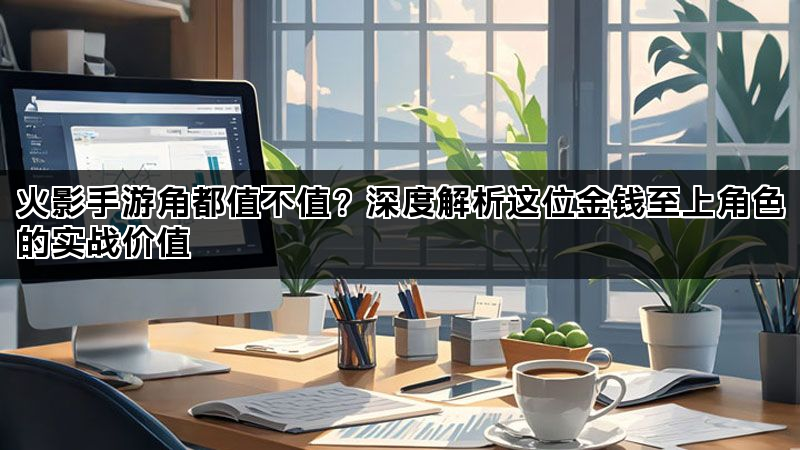 火影手游角都值不值？深度解析这位金钱至上角色的实战价值