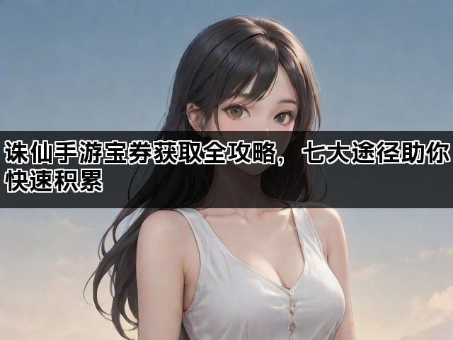 诛仙手游宝券获取全攻略，七大途径助你快速积累