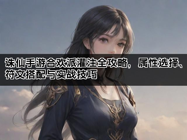 诛仙手游合欢派灌注全攻略，属性选择、符文搭配与实战技巧