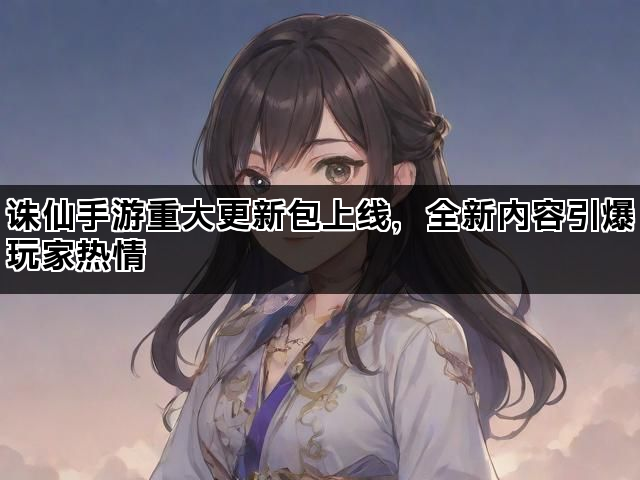 诛仙手游重大更新包上线，全新内容引爆玩家热情