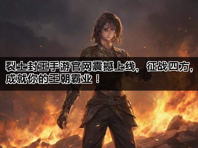 裂土封王手游官网震撼上线，征战四方，成就你的王朝霸业！
