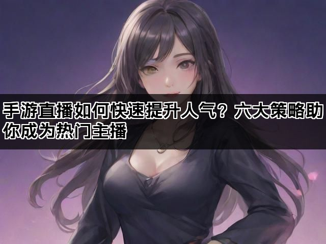 手游直播如何快速提升人气？六大策略助你成为热门主播