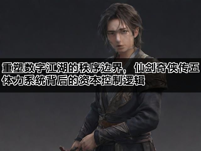 重塑数字江湖的秩序边界，仙剑奇侠传五体力系统背后的资本控制逻辑