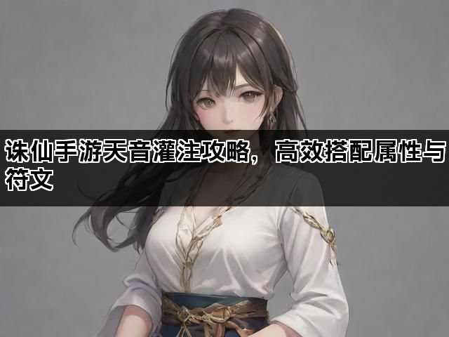 诛仙手游天音灌注攻略,高效搭配属性与符文 诛仙手游天音灌注攻略,高效搭配属性与符文
