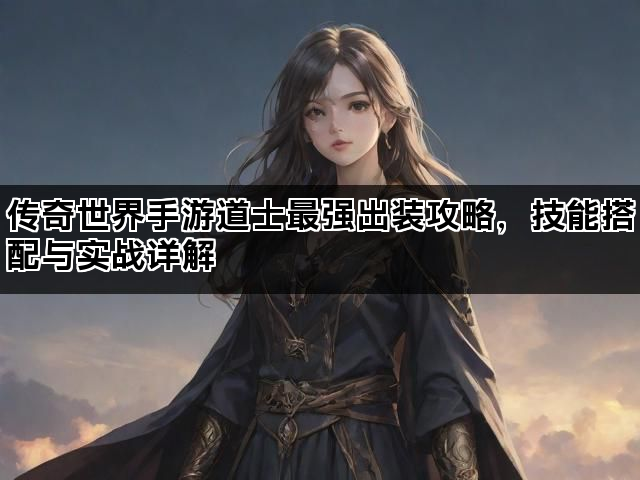 传奇世界手游道士最强出装攻略，技能搭配与实战详解
