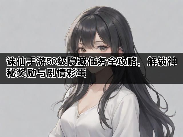 诛仙手游50级隐藏任务全攻略,解锁神秘奖励与剧情彩蛋 诛仙手游50级隐藏任务全攻略,解锁神秘奖励与剧情彩蛋