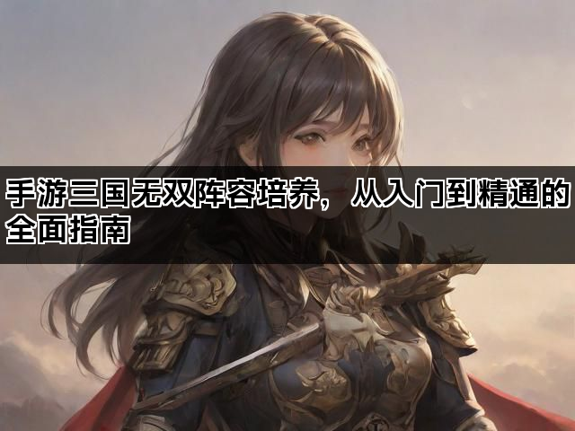 手游三国无双阵容培养，从入门到精通的全面指南