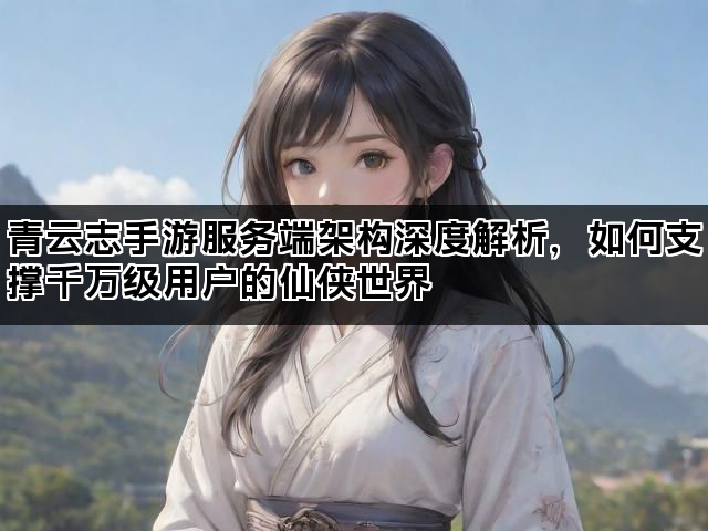 青云志手游服务端架构深度解析，如何支撑千万级用户的仙侠世界