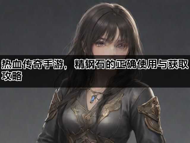 热血传奇手游，精钢石的正确使用与获取攻略