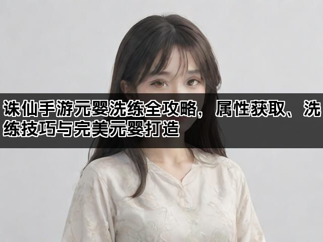 诛仙手游元婴洗练全攻略，属性获取、洗练技巧与完美元婴打造