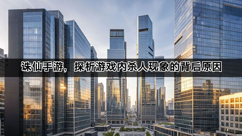 诛仙手游，探析游戏内杀人现象的背后原因