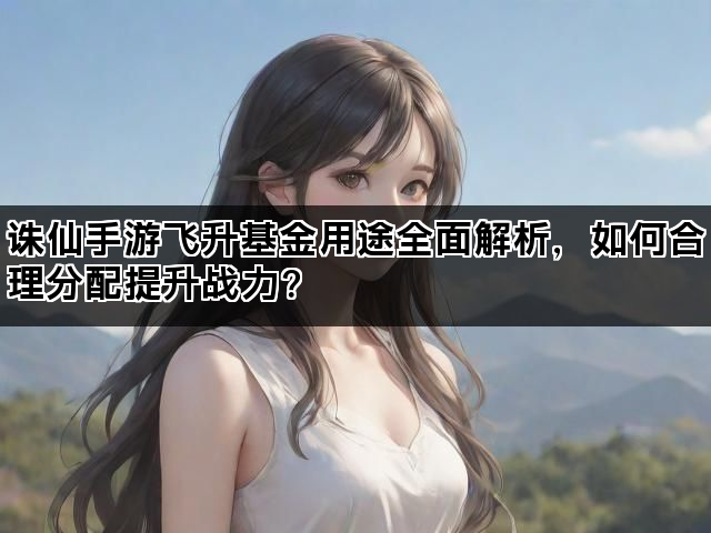 诛仙手游飞升基金用途全面解析，如何合理分配提升战力？