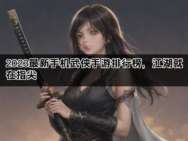 2023最新手机武侠手游排行榜，江湖就在指尖