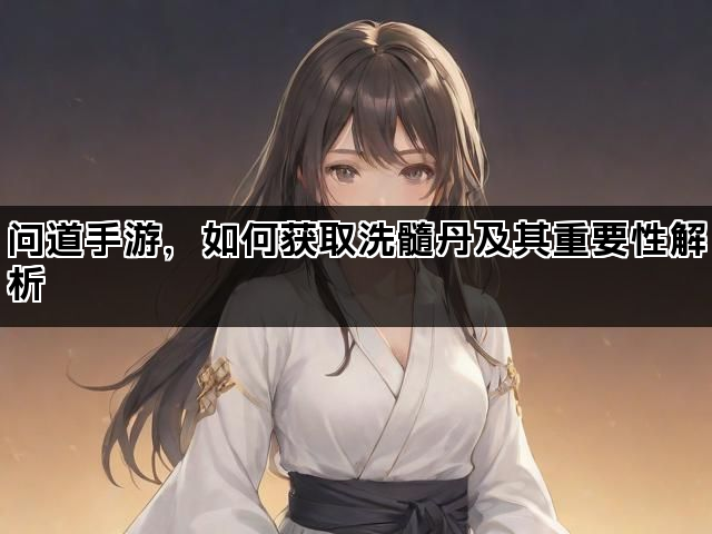 问道手游，如何获取洗髓丹及其重要性解析